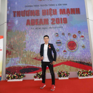 Lê Quang Vũ tại Lễ trao Thương hiệu mạnh năm 2019